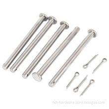 Metal Round Dowels Pins Shafts Precision Stainless Steel